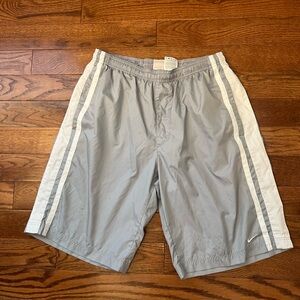 Nike Basketball Men’s Shorts Gray-White Sz XL